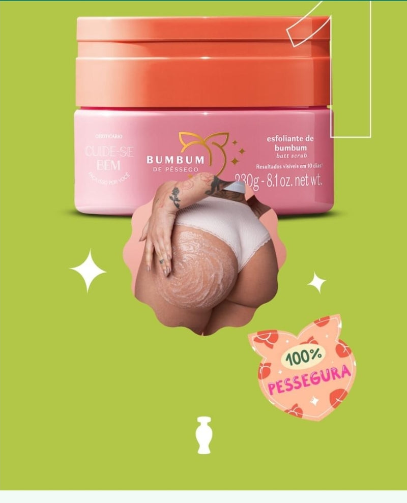 ESFOLIANTE BUMBUM DE PESSEGO